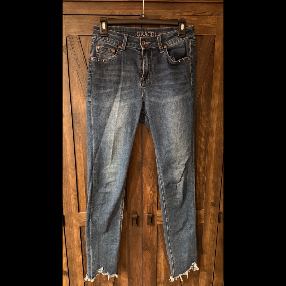 Grace Dark Blue Skinny Jeans
